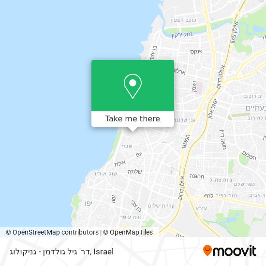 דר' גיל גולדמן - גניקולוג map