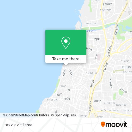 דה לה מר map