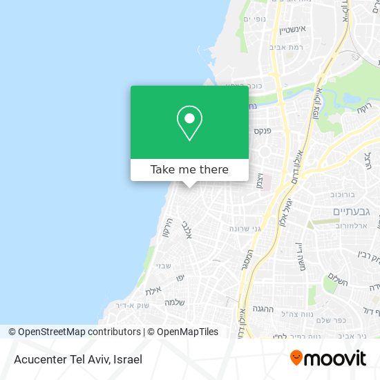 Acucenter Tel Aviv map