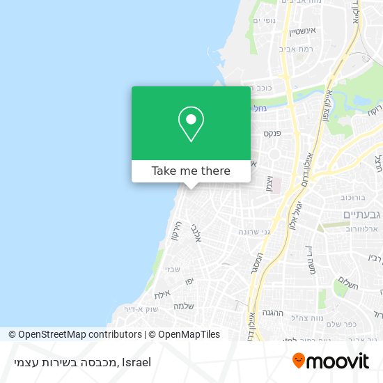 מכבסה בשירות עצמי map