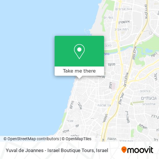 Yuval de Joannes - Israel Boutique Tours map