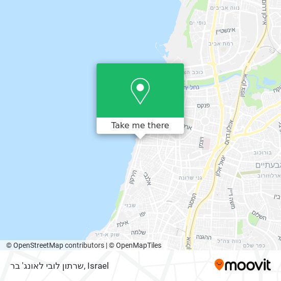 שרתון לובי לאונג' בר map