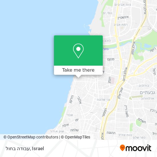 עבודה בחול map