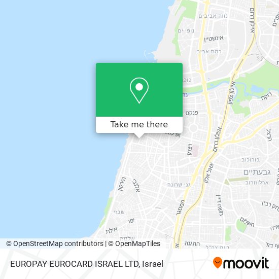 EUROPAY EUROCARD ISRAEL LTD map