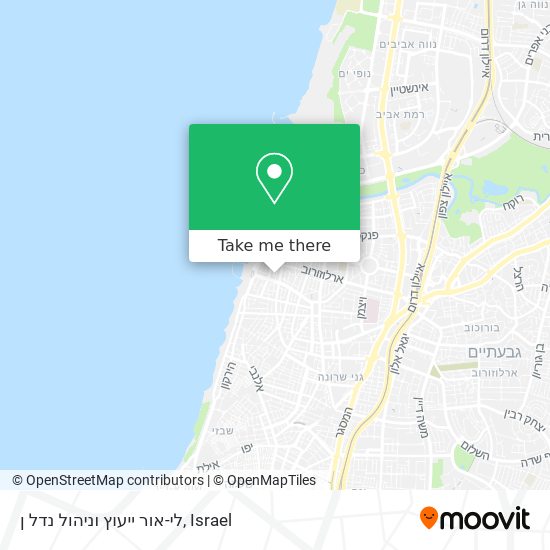 לי-אור ייעוץ וניהול נדל ן map