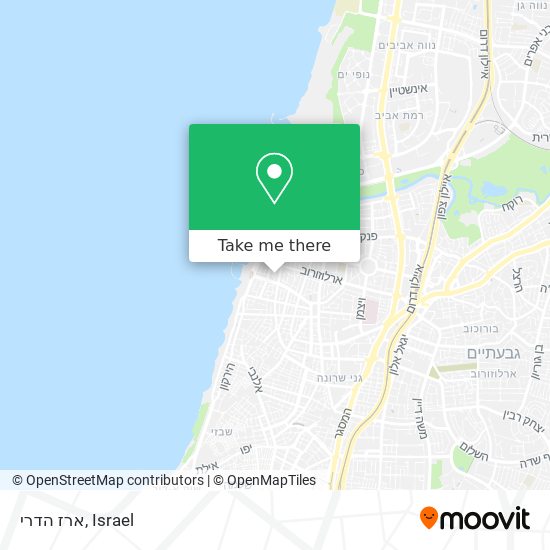 ארז הדרי map