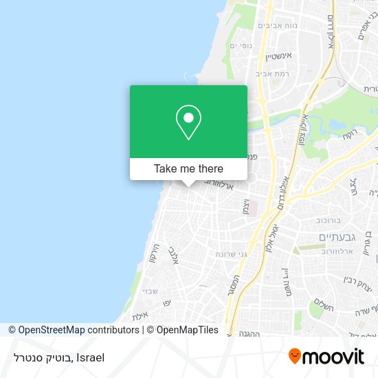 בוטיק סנטרל map