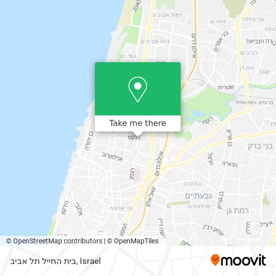 בית החייל תל אביב map