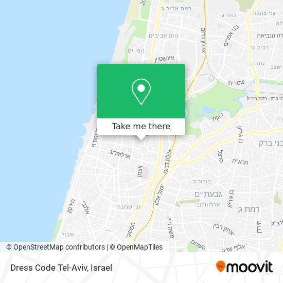 Dress Code Tel-Aviv map