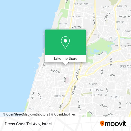 Карта Dress Code Tel-Aviv