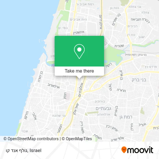 Карта גולף אנד קו