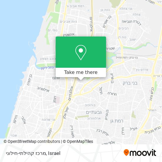 מרכז קהילתי-חילוני map