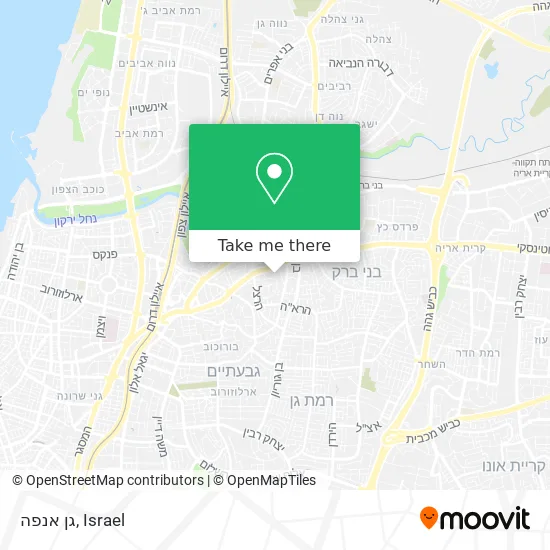 Карта גן אנפה