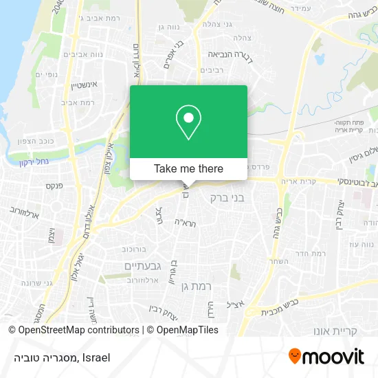 Карта מסגריה טוביה