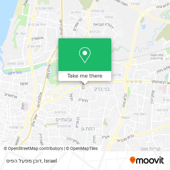 דוכן מפעל הפיס map