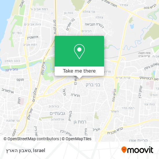 טאבון הארץ map