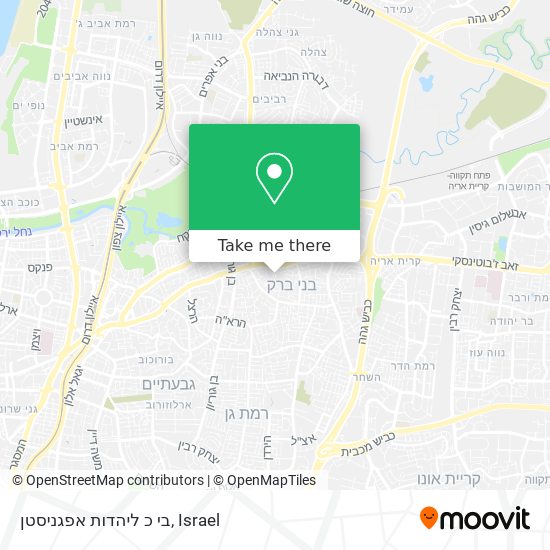 בי כ ליהדות אפגניסטן map