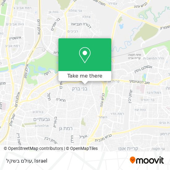 עולם בשקל map