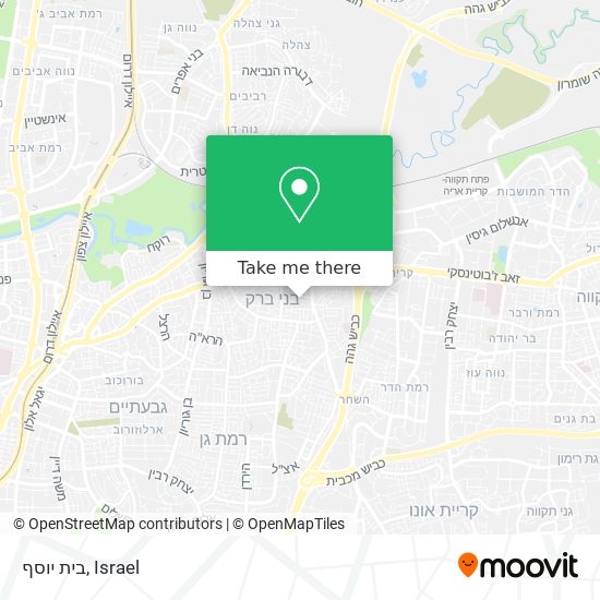 בית יוסף map