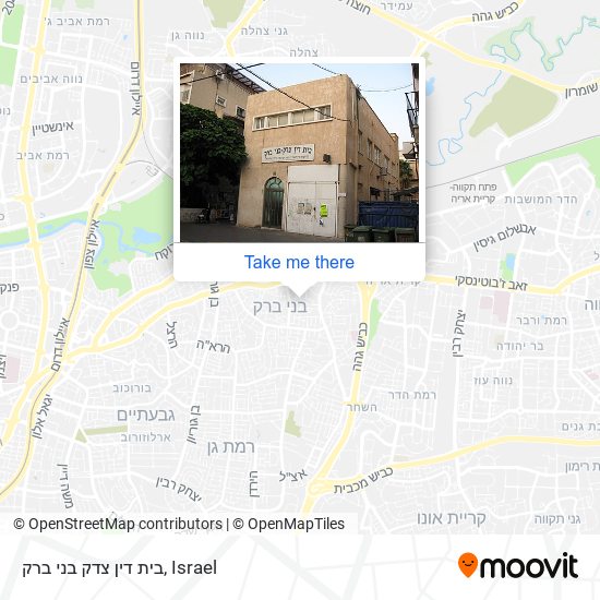 בית דין צדק בני ברק map