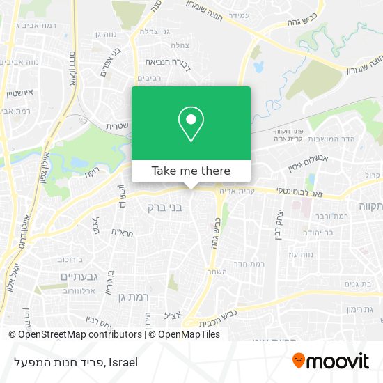 פריד חנות המפעל map