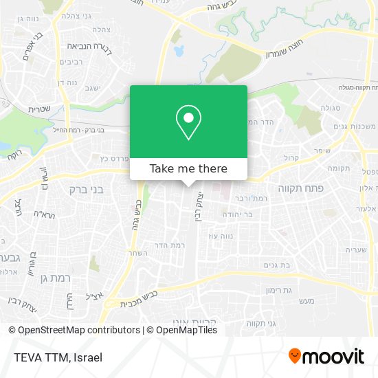 Карта TEVA TTM