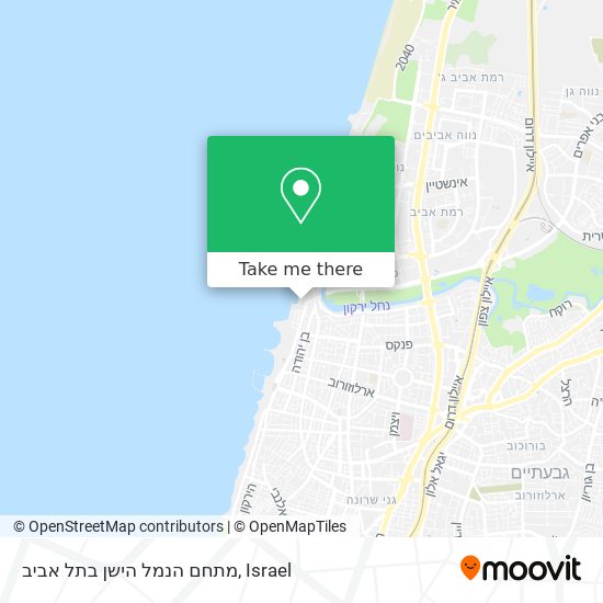 מתחם הנמל הישן בתל אביב map