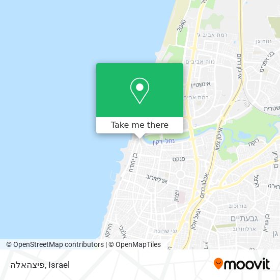 פיצהאלה map