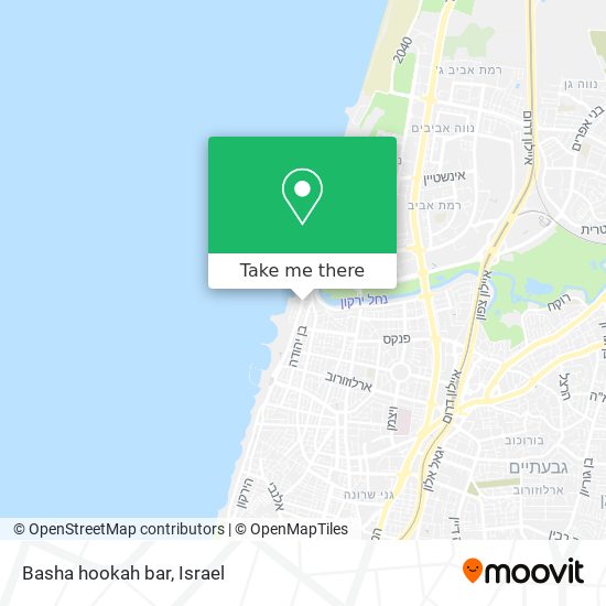 Basha hookah bar map