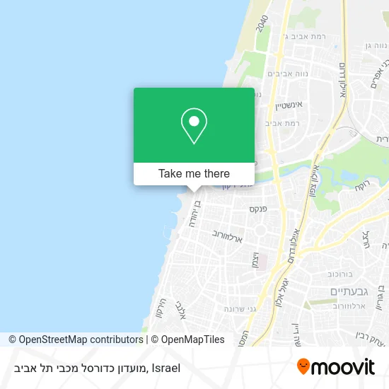 מועדון כדורסל מכבי תל אביב map