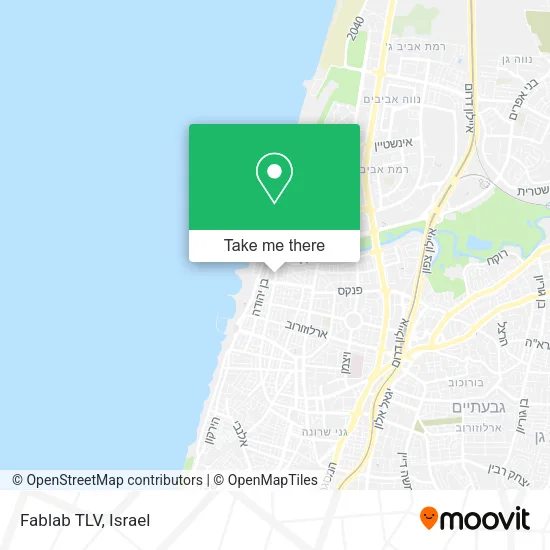 Карта Fablab TLV