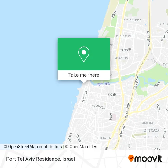 Карта Port Tel Aviv Residence
