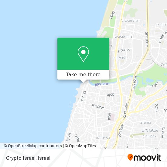 Crypto Israel map