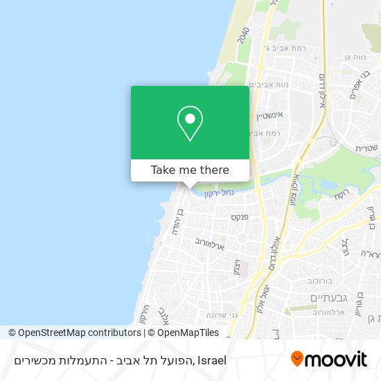 הפועל תל אביב - התעמלות מכשירים map