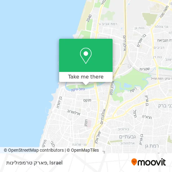 Карта פארק טרמפולינות