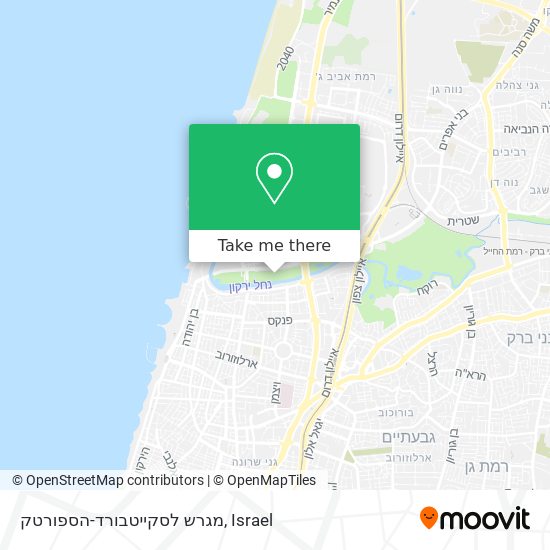 מגרש לסקייטבורד-הספורטק map