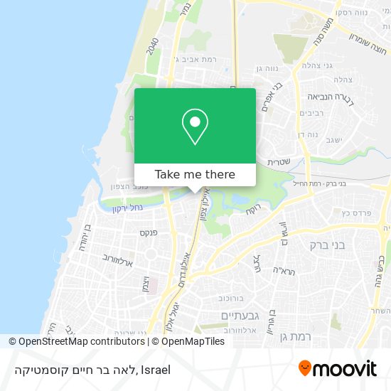 לאה בר חיים קוסמטיקה map