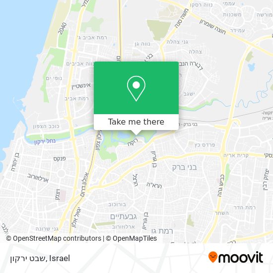 שבט ירקון map