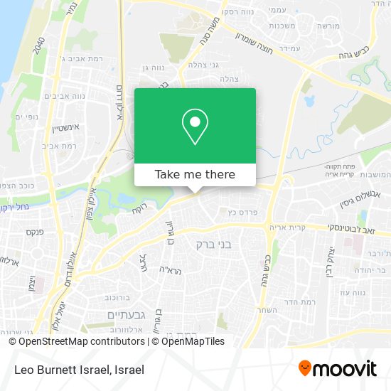 Карта Leo Burnett Israel