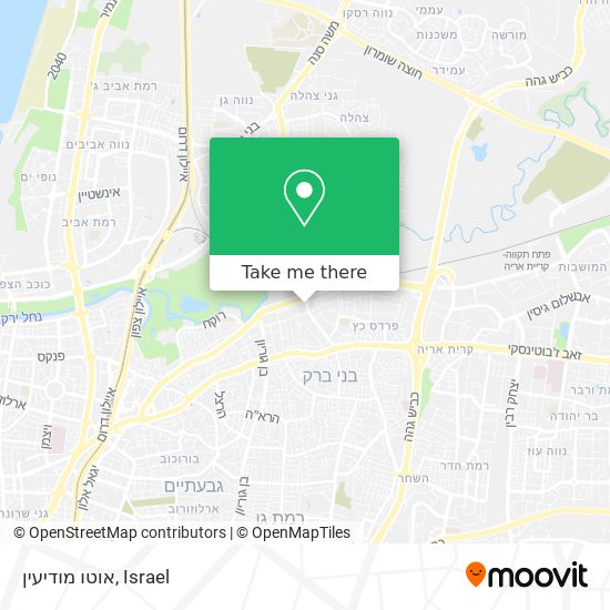 אוטו מודיעין map