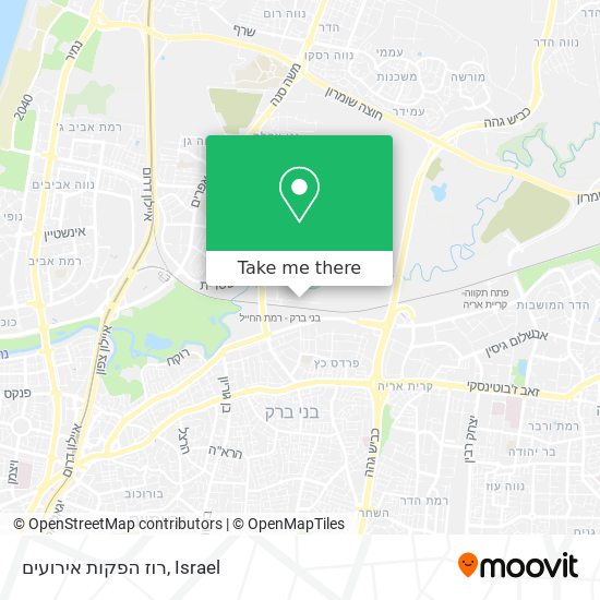 רוז הפקות אירועים map