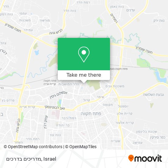 מדריכים בדרכים map