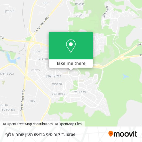 דיקור סיני בראש העין שחר אלוף map