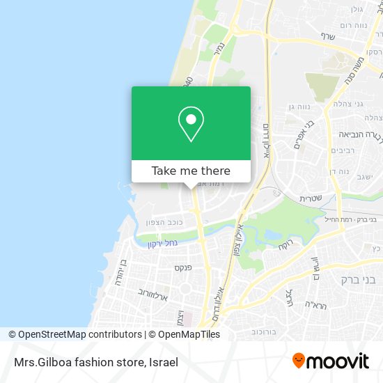 Карта Mrs.Gilboa fashion store