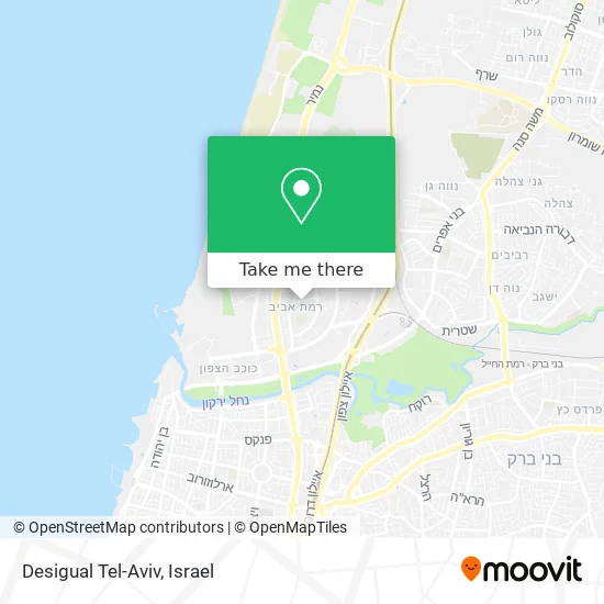 Карта Desigual Tel-Aviv