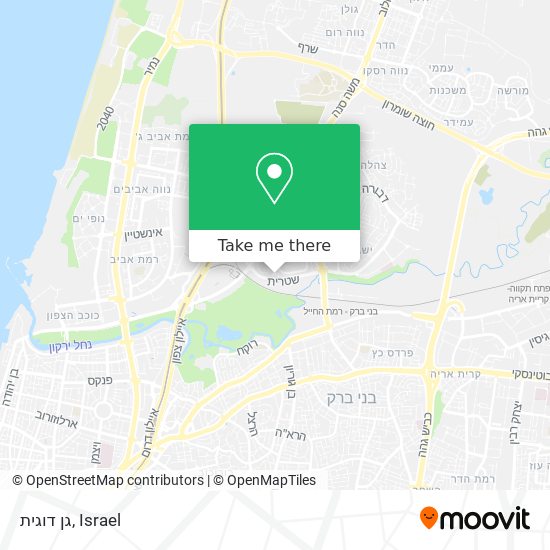 גן דוגית map