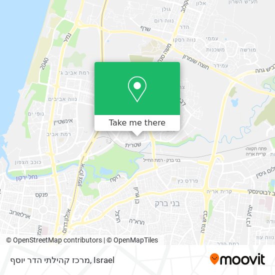 מרכז קהילתי הדר יוסף map