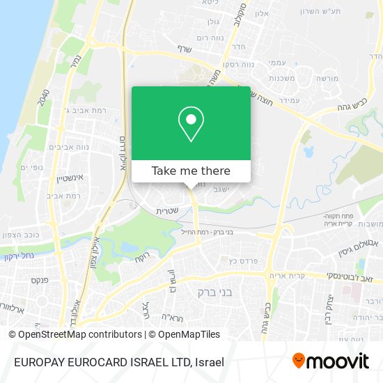 Карта EUROPAY EUROCARD ISRAEL LTD