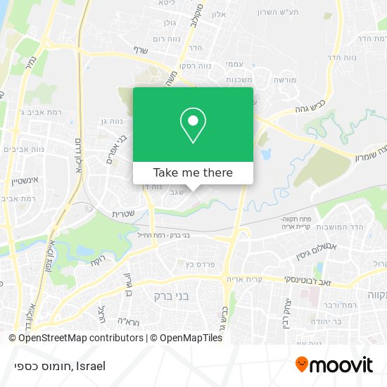 חומוס כספי map