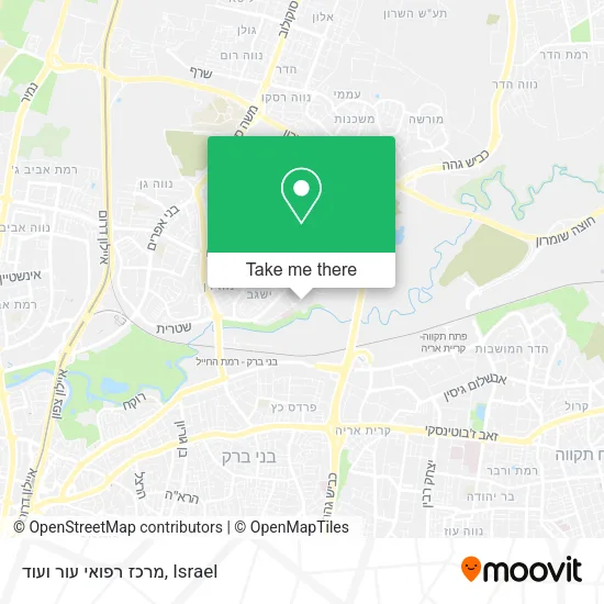 Карта מרכז רפואי עור ועוד